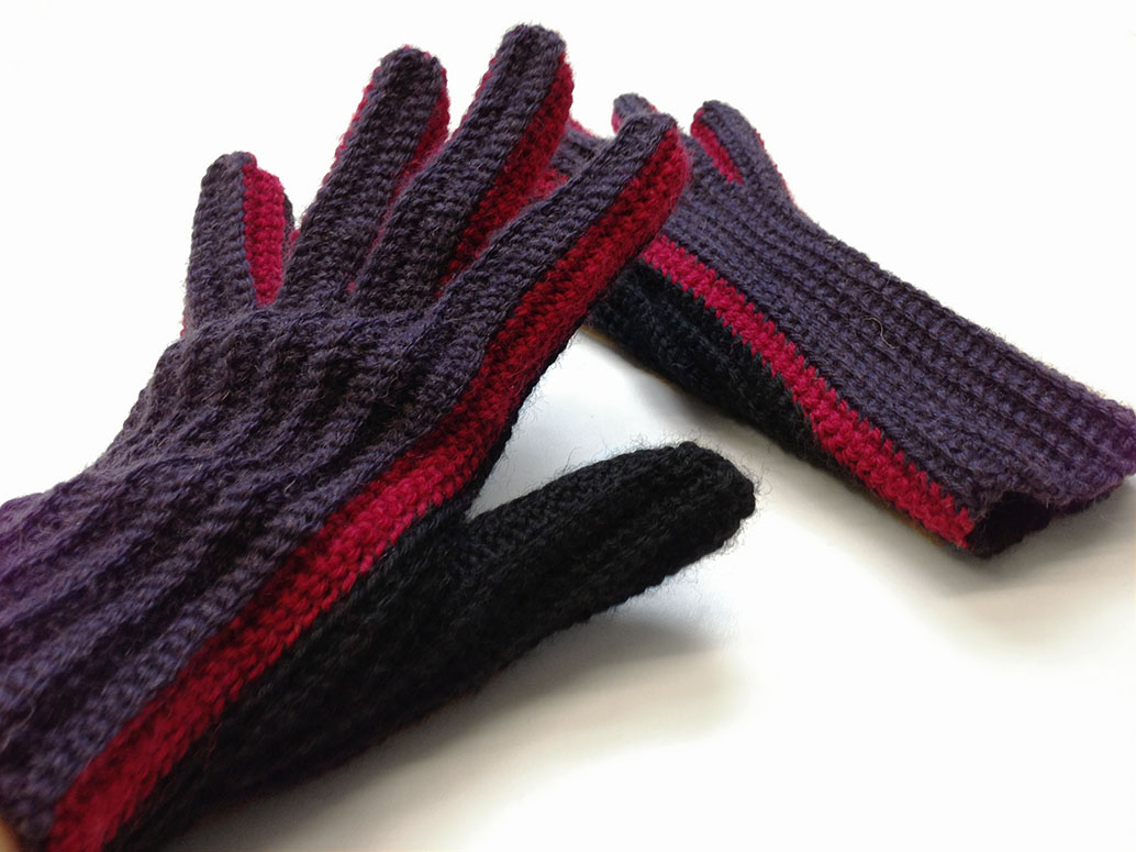 Heklevanter i tre farger